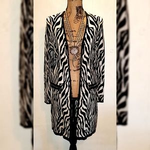 Zebra Print Duster